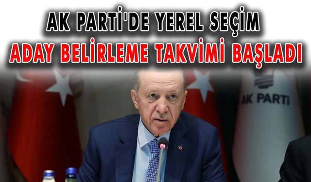 AK Parti'de yerel seçim aday belirleme takvimi başladı