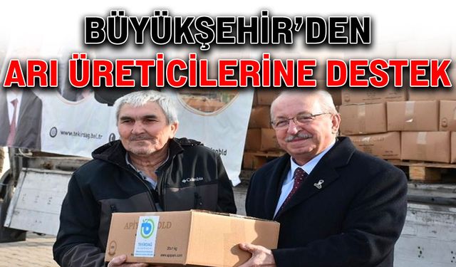 Büyükşehir’den arı üreticilerine destek