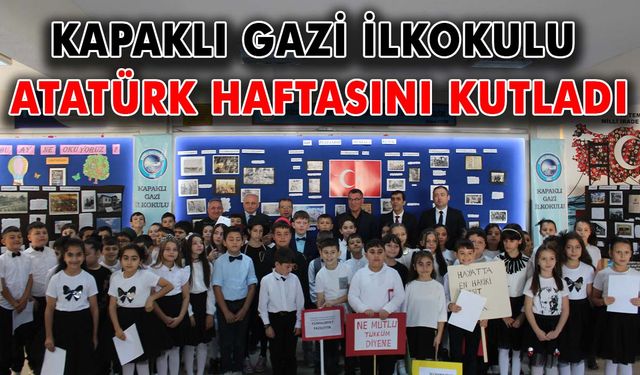 Kapaklı Gazi İlkokulu Atatürk Haftasını kutladı