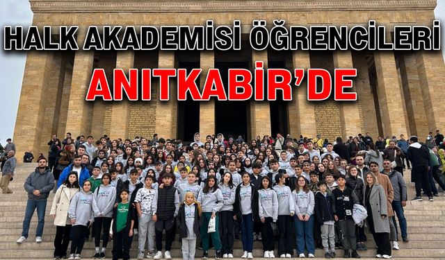 Halk akademisi öğrencileri Anıtkabir’de