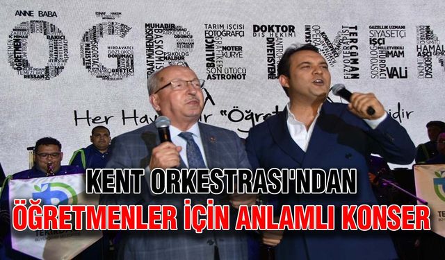 Kent Orkestrası'ndan öğretmenler için anlamlı konser