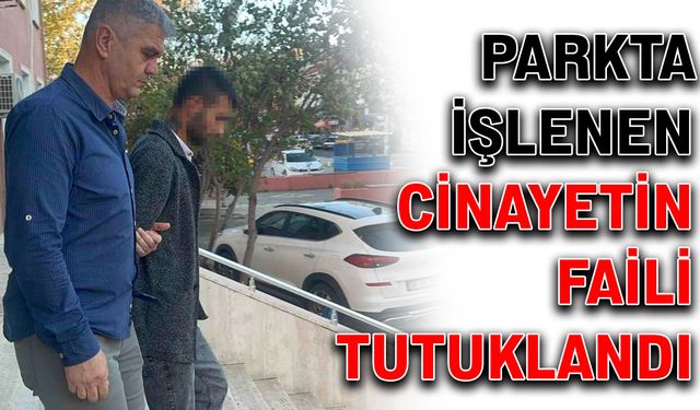 Parkta işlenen cinayetin faili tutuklandı