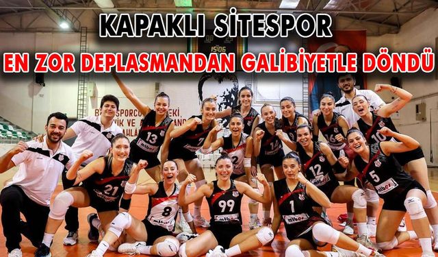 Kapaklı Sitespor en zor deplasmandan galibiyetle döndü