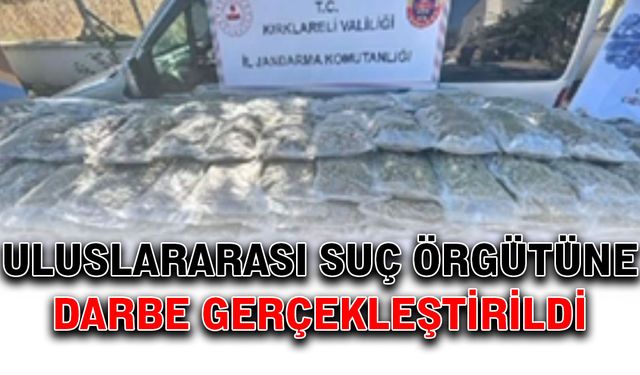 Uluslararası suç örgütüne darbe gerçekleştirildi