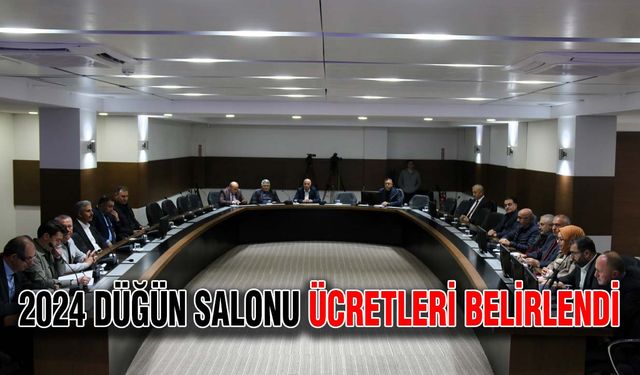 2024 düğün salonu ücretleri belirlendi