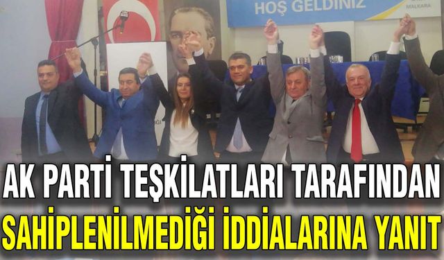 AK Parti Teşkilatları tarafından sahiplenilmediği iddialarına yanıt