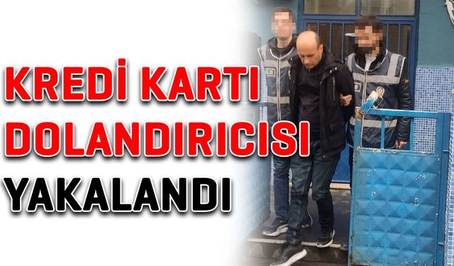 Kredi kartı dolandırıcısı yakalandı