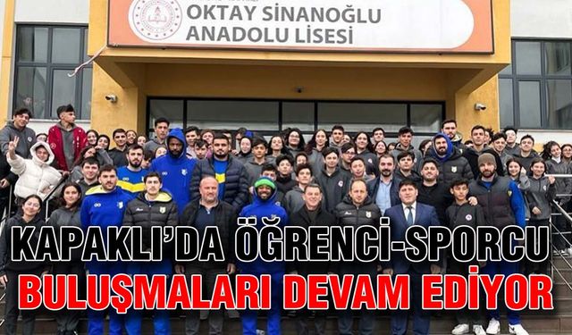 Kapaklı’da öğrenci-sporcu buluşmaları devam ediyor