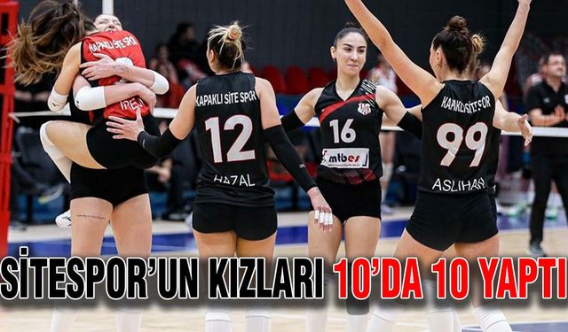 Sitespor’un kızları 10’da 10 yaptı