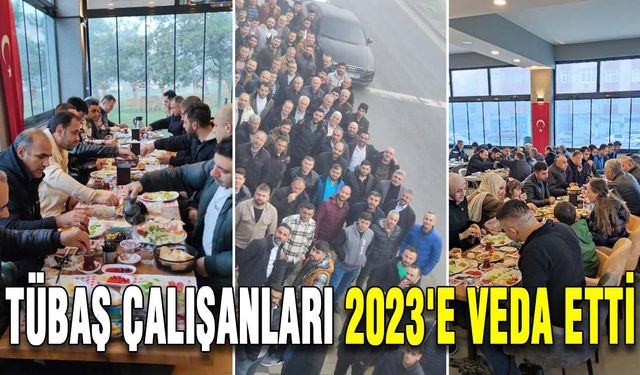 Tübaş çalışanları 2023'e veda etti