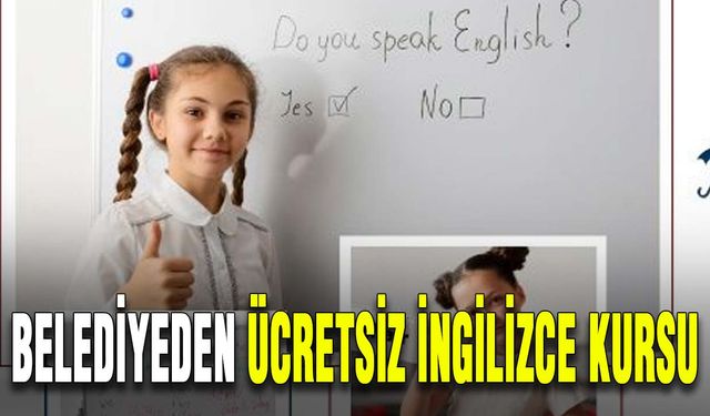 Belediyeden ücretsiz İngilizce kursu