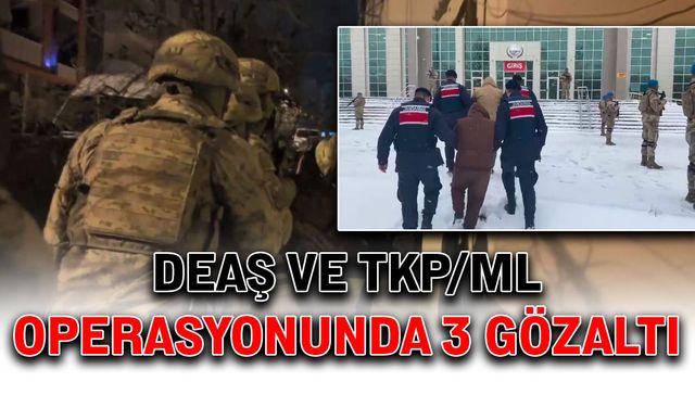 DEAŞ ve TKP/ML operasyonunda 3 gözaltı