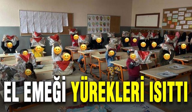 El emeği yürekleri ısıttı