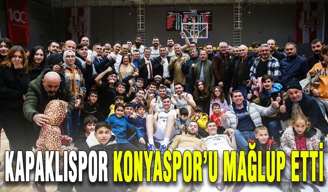 Kapaklıspor Konyaspor’u mağlup etti
