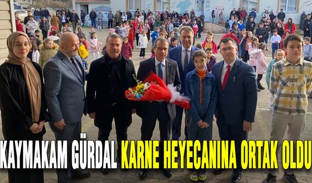 Kaymakam Gürdal karne heyecanına ortak oldu