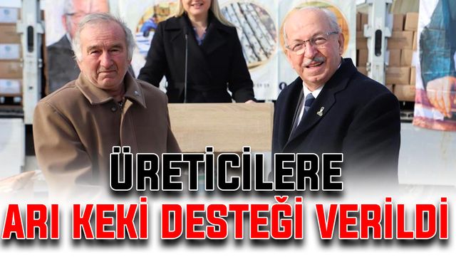 Üreticilere Arı Keki desteği verildi