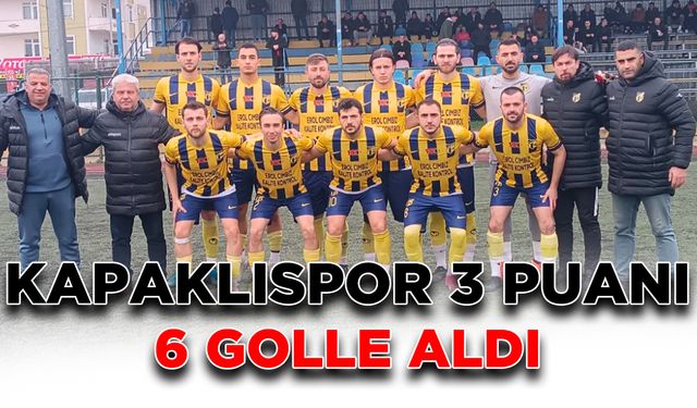 Bölgesel Amatör Lig 2.grupta mücadele eden Kapaklıspor ligin dibinde yer alan Babaeskispor’u konuk etti.
