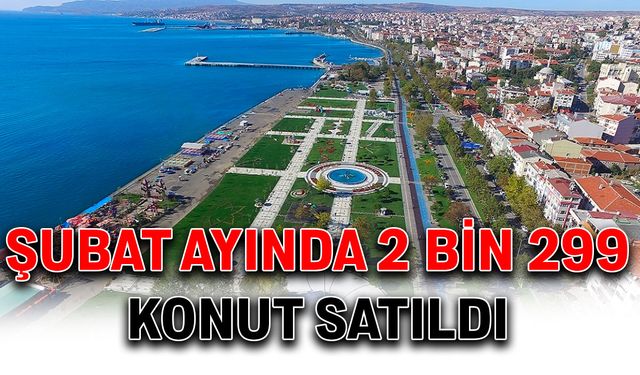 Şubat ayında 2 bin 299 konut satıldı