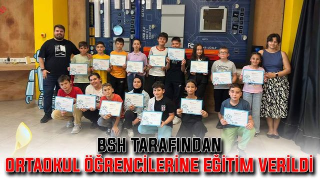 BSH tarafından ortaokul öğrencilerine eğitim verildi