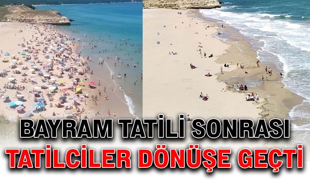 Bayram tatili sonrası tatilciler dönüşe geçti