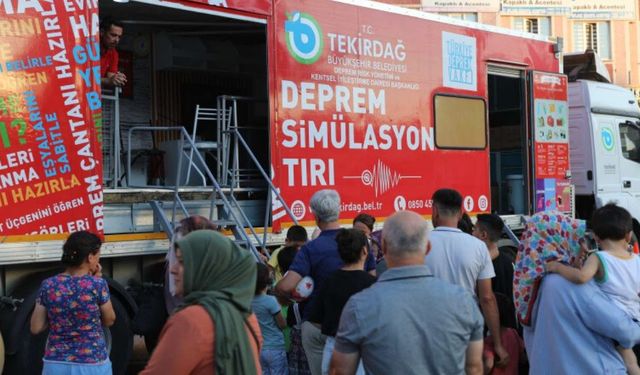 Kapaklı’da vatandaşlar depreme karşı bilinçlendirildi