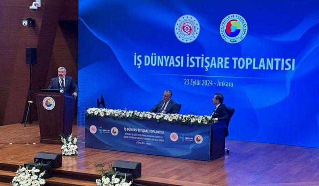 Başkan Çetin, İş Dünyası İstişare Toplantısına katılım gösterdi