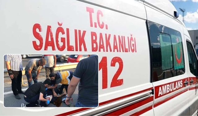 Yolun karşısına geçerken otomobil çaptı: 1 Ağır yaralı