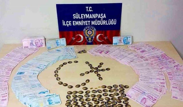 118 adet sahte altın ele geçirildi