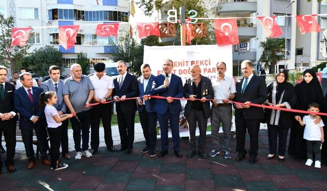 Şehit Bekçi Fırat Doğan Parkı törenle açıldı