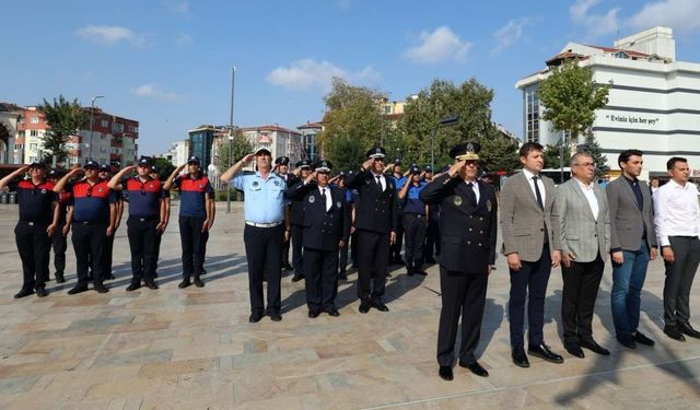 Zabıta Teşkilatı’nın kuruluş yıldönümü Çerkezköy’de kutlandı