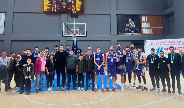 Kapaklıspor Basketbol Takımından rahat galibiyet