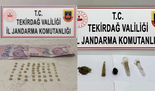 Saray ve Çerkezköy’de yasaklı madde ele geçirildi