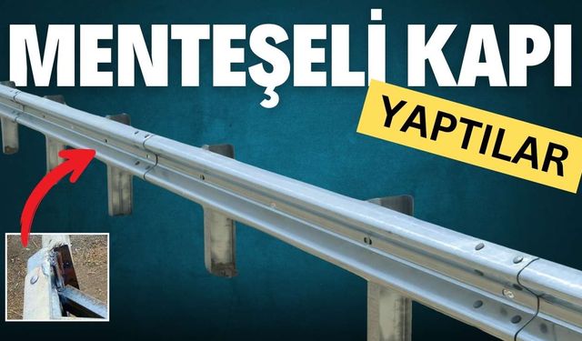 Bariyer kesildi, menteşeli kapı yapıldı