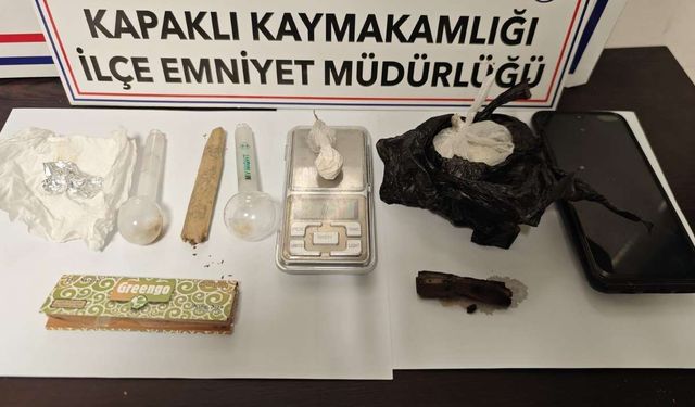 Kapaklı’da yasaklı madde satıcısı tutuklandı