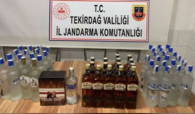 Yılbaşı öncesi kaçak alkollü içkiler ele geçirildi