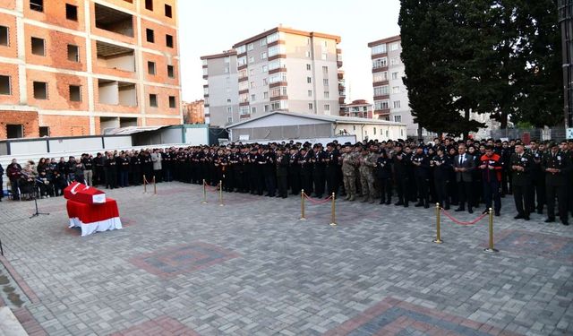 Jandarma Fahri Kurt için cenaze töreni düzenlendi