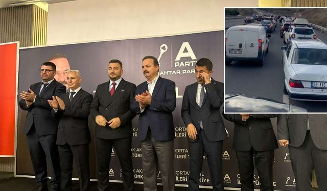 A Parti İl Binası açılışına Kapaklı’dan 140 araçlık konvoy katıldı