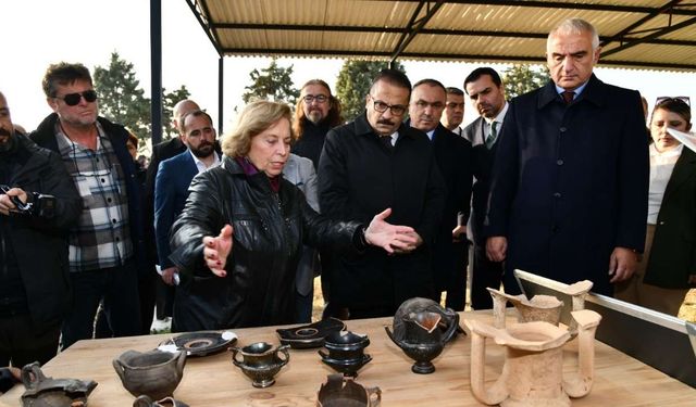 Kültür ve Turizm Bakanı Heraion Teikhos Antik Kenti’ni ziyaret etti