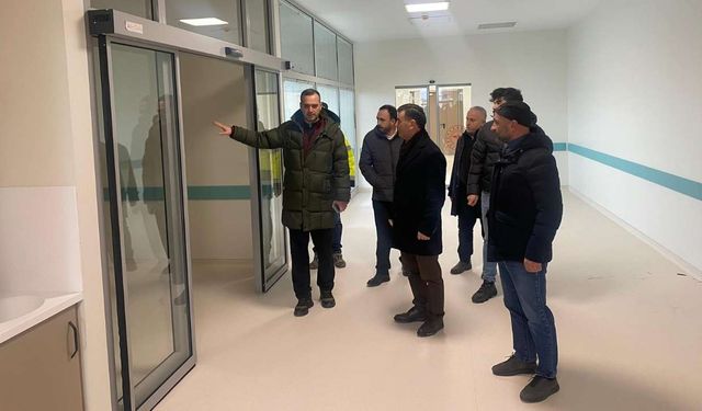 Başkan Çetin, Başhekim ile birlikte inceleme gerçekleştirdi