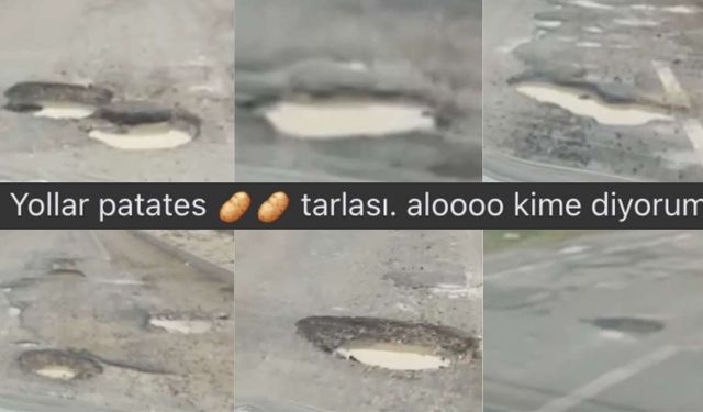 Bu yol bir türlü yapılmıyor! “Patates tarlası gibi”