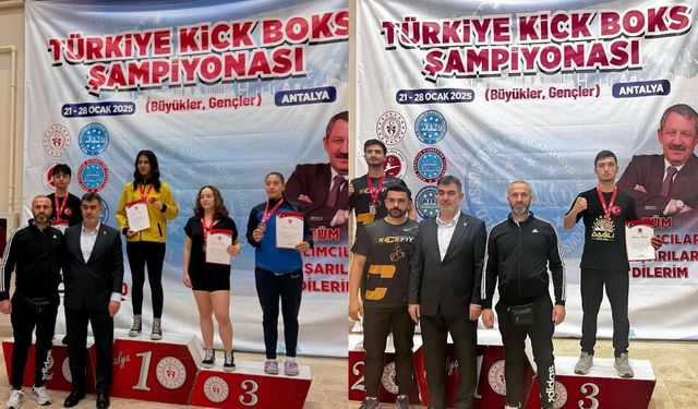 Türkiye ikincisi ve üçüncüsü Kapaklı’dan