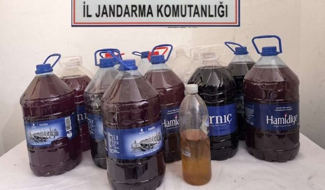 Kapaklı’da 42 litre yapma rakı ele geçirildi