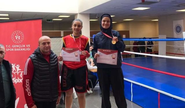 Boks şampiyonasında büyük başarı: Nursima Yılmaz il birincisi oldu