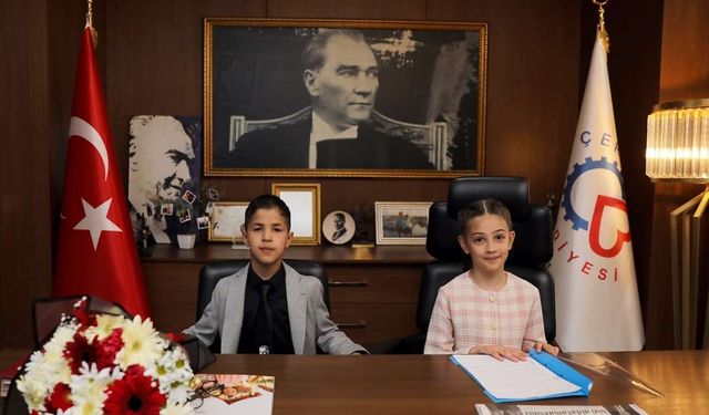 Minik başkanlar hayallerini anlattı