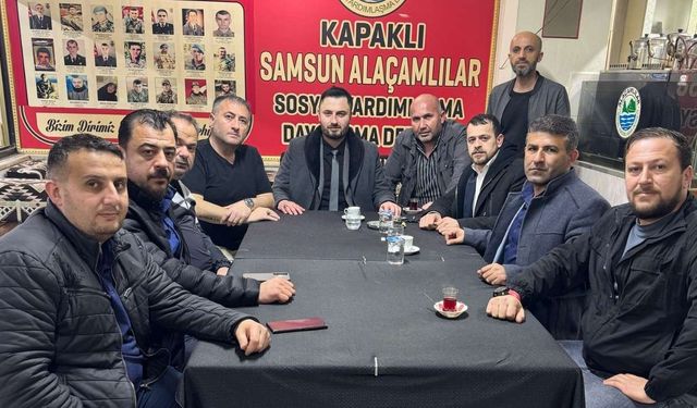 Dernek Başkanı Ak’tan keşkekli ziyaret