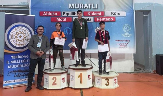 Ahmet Mete Kurnaz, akıl ve zeka oyunlarında il ikincisi oldu