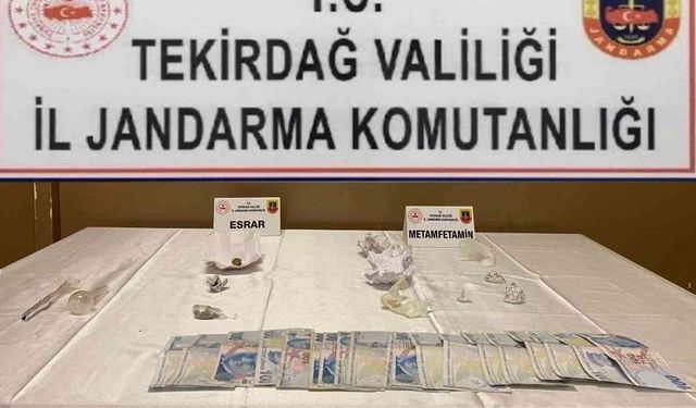 Kapaklı’da yapılan üst aramasında yasaklı madde ele geçirildi