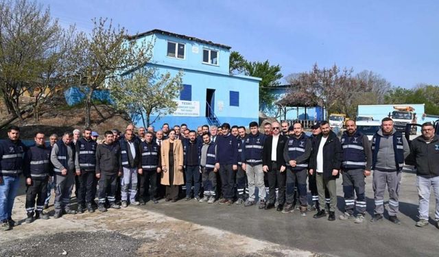 500 Ton’luk İçme Suyu Deposu Terfi Merkezi ziyaret edildi