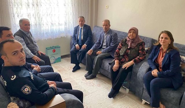 Kaymakam Gürdal’dan Gazi Hüseyin Topuzlu’ya anlamlı ziyaret