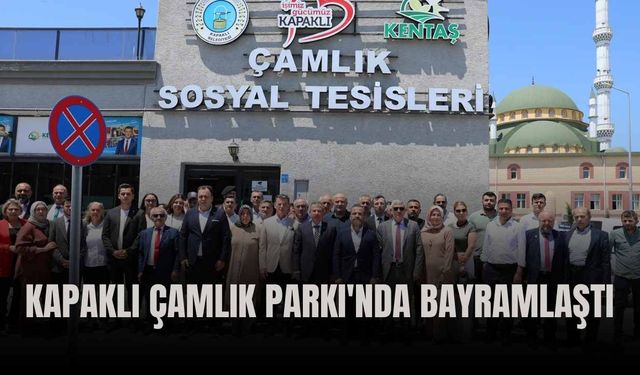 Kapaklı, Çamlık Parkı'nda bayramlaştı